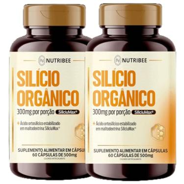Imagem de Kit 2 Silício Orgânico 500mg 120 Cápsulas