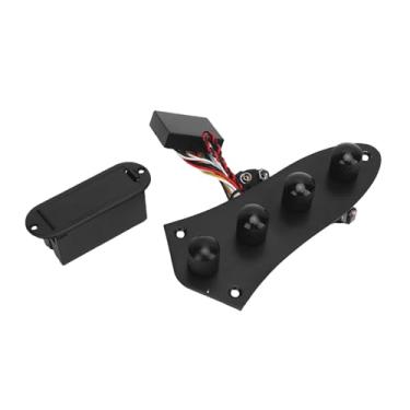 Imagem de SUNGOOYUE Placa de Controle de Guitarra Pré-fiada, Pré-amplificador Passivo Ativo de Equalizador de 3 Bandas, Pré-amplificador de Guitarra Elétrica Baixo Comutável Com Ganho Ajustável, Baixo Ruído