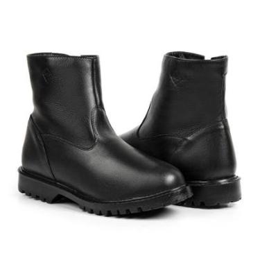 Imagem de Bota Oslo Quebec para Neve em Couro Forrada com Lã e Impermeável Masculina-Masculino