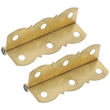 Imagem de 2 peças de acessórios de piano dobradiça material de cobre estante em forma de disco versátil uso adequado tampa de banco de piano estojo de instrumento pequeno