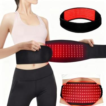 Imagem de Warmforwel Almofada de luz vermelha para corpo - 300 peças LED 660 nm luz vermelha e 150 peças 850 nm dispositivos de luz infravermelha próxima 8 modos 20 níveis de intensidade envoltório adequado