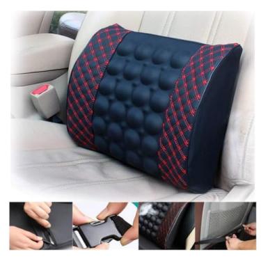 Imagem de Almofada Lombar Massageadora Elétrica com Aquecimento e Vibração