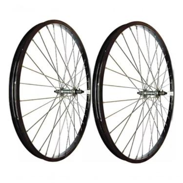 Imagem de Par Rodas Preto Alumínio P-bike Aro26 X 1.9 Raio Grosso