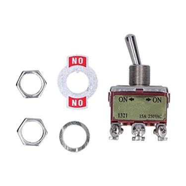 Imagem de Garosa Interruptor de Alternância 6 Terminais Durável Interruptor Oscilante 2 Posições 15A para Projetos Elétricos e DIY