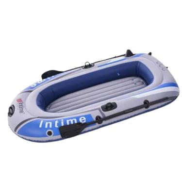 Imagem de Bote Barco Inflavel Caiaque 2 Pessoas Intime Reforçado Remo Inflador Passeio Praia Pesca Mar Verao Lancha Iate Jetski