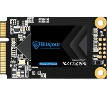 Imagem de Bitsjour SSD SATA III de 256 GB mSATA III 6 Gb/s Mini unidade interna de estado sólido 3D TLC NAND, para Ultrabook Desktop PC Laptop