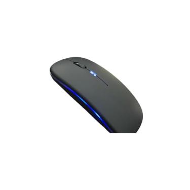 Imagem de Mouse Sem Fio 2.4GHz, 1200 DPI, Preto, Ergonômico, 10x2x5.5cm, Alimentação por Pilha AA