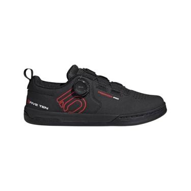 Imagem de adidas Tênis masculino Five Ten Freerider Pro Boa Mountain Bike, Preto/vermelho/branco., 42
