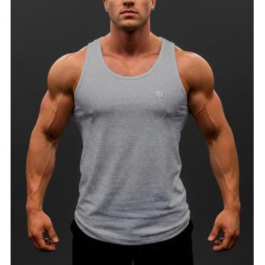 Imagem de Regata Masculina Verão Lisa Casual Básica 100% Algodão 556 - Fashion N