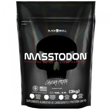 Imagem de Masstodon Hipercalórico Black Skull Refil 3kg Banana