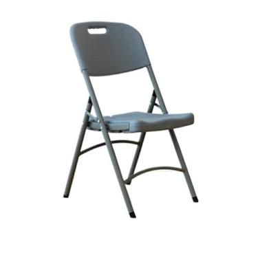 Imagem de Cadeira dobrável de metal para lazer, multifuncional, dobrável, portátil, cadeira de jardim, cadeira de praia, cadeira de pesca, cadeira de acampamento, adequada para uso interno e externo ou