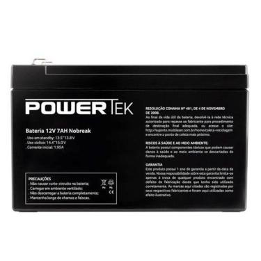 Imagem de Bateria P/ Nobreak 12v 7ah En013 Powertek