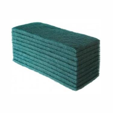 Imagem de Kit 10 Unidades Fibra de Limpeza Geral Multiuso Verde 10 cm x 23 cm Br