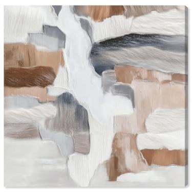 Imagem de Earthy Art I Impressão em tela minimalista arte de parede por Art Remedy, Gallery Wrapped, 20 x 20