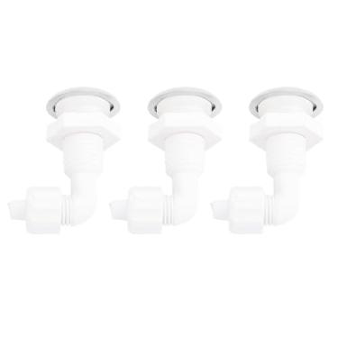 Imagem de SPYMINNPOO Bico de Jato de Ar para Banheira de Hidromassagem, Bico Robusto para Banheira de Massagem Com Bolhas de PVC, 3 Peças para Piscina