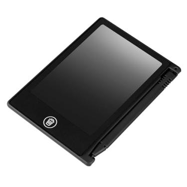 Imagem de Luqeeg Placa de Escrita LCD de 4,5 Polegadas para Crianças, Lembrete de Lista de Memorandos Infantis, Prancheta de Desenho de Escrita à Mão para Crianças (Preto)