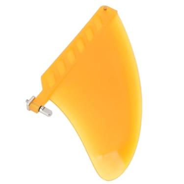 Imagem de RiToEasysports Aleta de Placa de Remo, Ajuste de Velocidade de Substituição de Aleta de Stand Up de 4,6 Polegadas para Prancha de Surf Longboard (Amarela)