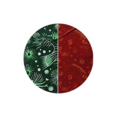 Imagem de Adesivos Redondos Ano Novo 25 Unidades Estampa Peixe Pescador Bioluminescente - Tamanho 50x50cm