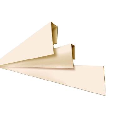 Imagem de Rodaforro Perfil U Polifort para Acabamento Lateral 8mm x 3cm x 6,00m Barra - Só vendido em conjunto com o forro Nogueira