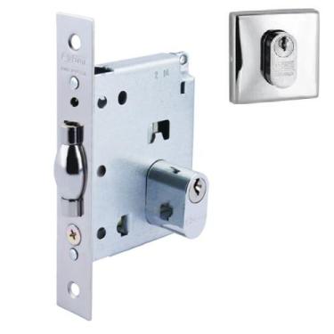 Imagem de Fechadura 278 St2 45mm Rolete Com Cilindro Lafonte - LaFonte Assa Ablo