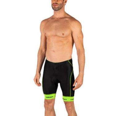 Imagem de Bermuda Trip Full Amarelo Poliamida e Elastano Cabani Lisa Masculino, 