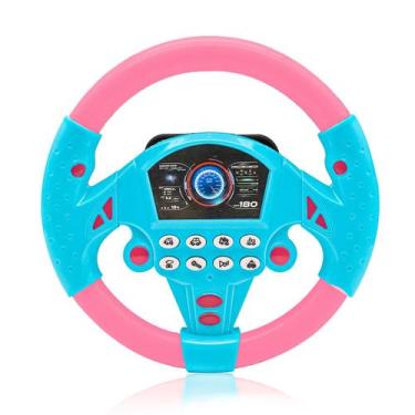Imagem de Brinquedo Interativo Volante Infantil Com Rotação 360 Sons De Motor E 