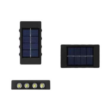 Imagem de Luzes De Parede Solares Brancas Quentes Para Exterior, Luminária De Va