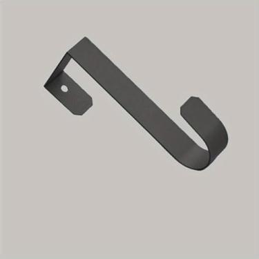 Imagem de Gancho traseiro para porta de armário de cozinha, toalhas de roupas, acessórios de banheiro, gancho de armazenamento, gancho para pendurar na porta traseira (preto)