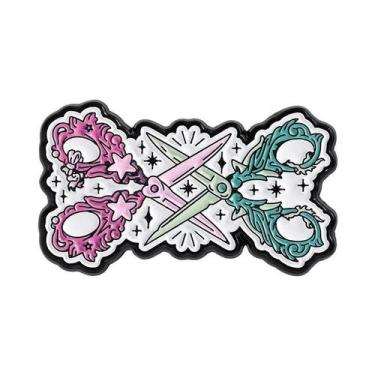 Imagem de Broche De Esmalte De Filme De Fantasia De Bruxa, Com Temas De Vassoura