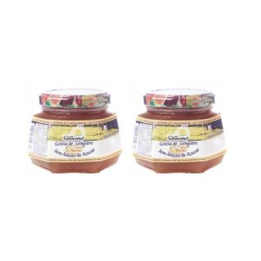 Imagem de Kit com 2 Potes de Geleia Diet De Gengibre 200g - Fazenda Sonnenhof
