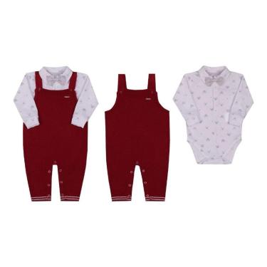 Imagem de Kit Bebê Menino Body + Macacão Fio Modal Luxo Paraiso 13802-Masculino