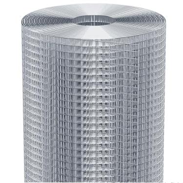 Imagem de Dynabyte Pano de hardware 1/5.1 cm 11.0 x 30.5 m calibre 19 soldagem galvanizado rolo de malha de arame de galinha, galinheiros, cabanas de coelho, protetor de árvore, cerca de arame de jardim