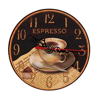 Imagem de Relógio de parede retrô da Torre Eiffel, silencioso, sem tique-taque, quartzo, madeira, MDF, design único, relógio de mesa, decorado, escritório, tamanho personalizável 9# 12 cm (6# 12 cm (5 polegadas