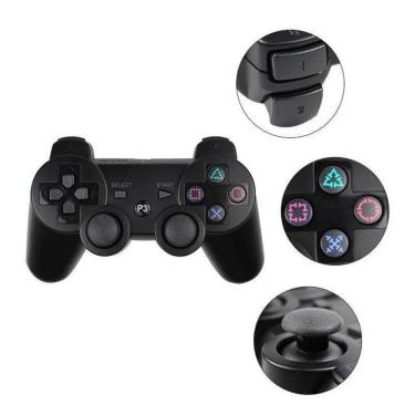 Imagem de Gamepad Wireless Para Playstation 3 - Joystick Com 6 Eixos