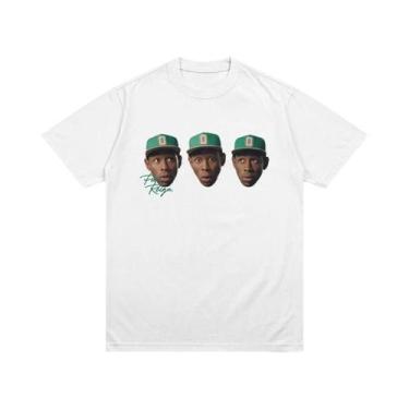 Imagem de Camiseta Feminina De Verão Retro Tyler the Creator Cactus Jack Hip Hop