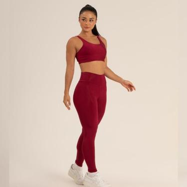 Imagem de Calça Legging Cirre Brilhante Trilobal Academia Liso-Feminino