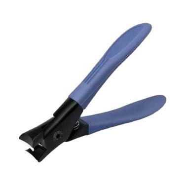 Imagem de Cortador De Unhas Grande Cinza Com Abertura Ampla Para Unhas Grossas, 