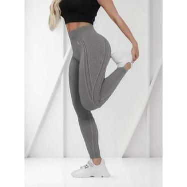 Imagem de Calça Legging Max Lupo Empina BumBum Cintura Alta Academia Cor:Grafite