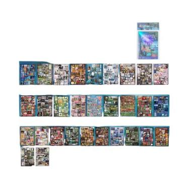 Imagem de Adesivos Decorativos DIY Estilo Japonês Com Desenhos Fofos - 30 Folhas