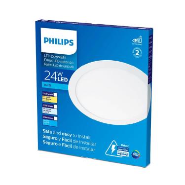 Imagem de Plafon embutir Philips redondo 24W amarela 3000K BV Ø30