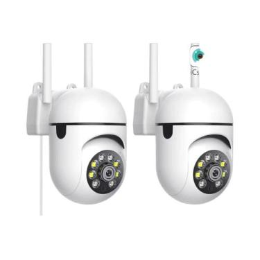 Imagem de 2 Câmeras PTZ Wifi 4MP 2K Com Visão Noturna, Detecção Humana, Gravação