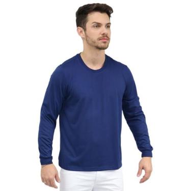 Imagem de Camiseta Masculina Manga Longa 65% Poliéster e 35% Viscose - DEMORGAN,