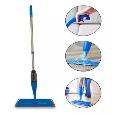 Imagem de Mop Rodo Spray Esfregão Vassoura Mágica Com Reservatório Microfibra - 