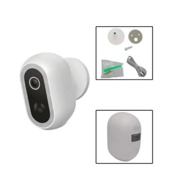 Imagem de Câmera Inteligente À Bateria Wifi Nuvem Alexa Google - Nova Digital