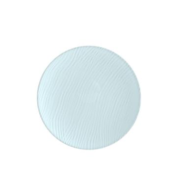 Imagem de Prato  Sobremesa Relevo Dunas Azul Vintage Germer Porcelanas