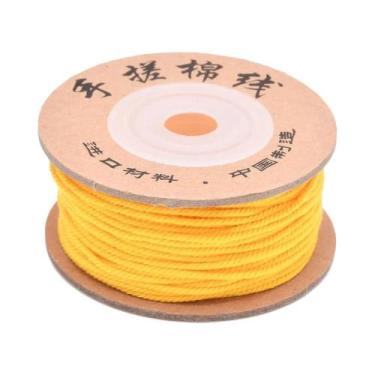 Imagem de Corda De Algodão Trançada De 3 Fios Para Macramê, Fio Para Miçangas, C