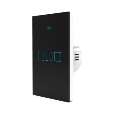 Imagem de Interruptor De Luz Inteligente WiFi 1/2/3 Gangue Padrão UE, Sem Fio Ne