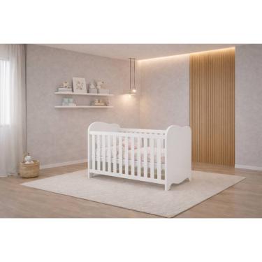 Imagem de Berço com colchão que vira Cama Ninho- MobiBaby