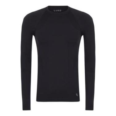 Imagem de Camiseta Manga Longa Térmica Lupo Sport 70045-002 Masculina Run Microfibra T. P/GG-Masculino