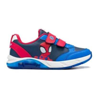 Imagem de Tenis Infantil Meninos Spidey Led Conforto Marvel - Azul-Masculino